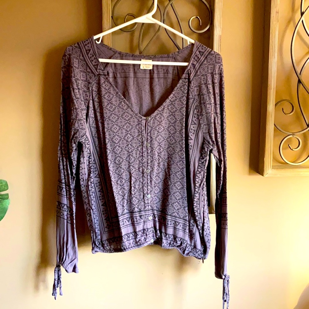 O’Neill purple blouse